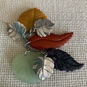 Sincerely Southwest Sterling Leaves Pendant